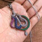 Elegant islamic calligraphy locket