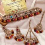 Choker set with multi pearl