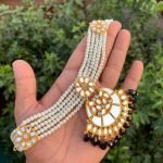 Mid shesha kundan set