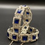 Egyption big stone bangles pairs