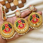 Hyderabadi earings teeka