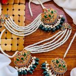 Naura earings with beautiful sahrey