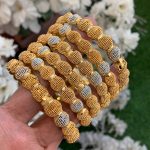 Goldpalted churi set