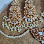 Cubic heritage earing teeka