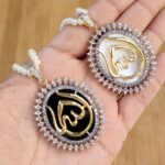 Elegant islamic calligraphy locket