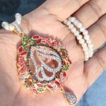 Elegant islamic calligraphy locket