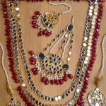 Kundan set mala