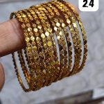 Blinking bangles goldplated