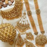 Metal polki indian set