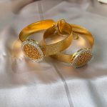 Elegant islamic calligraphy pairs bangles