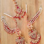 Sahare earings teeka