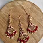 Sahare earings teeka