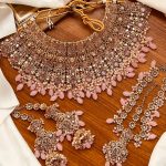 Bridal set heavy necklace