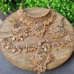 Choker set with matha patti