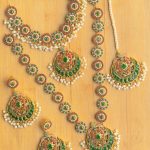 Nauratan set mala necklace