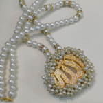 Elegant islamic calligraphy locket