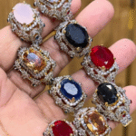 GOLD PLATTED ZIRCON RINGS