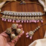 Pearl kundan choker