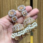 Zirconia jhumki