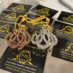 Zirconia Islamic calligraphy pendant