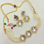 Indian cut kundan set