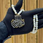 Elegant islamic calligraphy locket