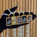 Elegant islamic calligraphy locket