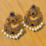Pearl drop kundan