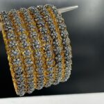 Regal gem stone bangles