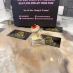 Gold platted zircon ring