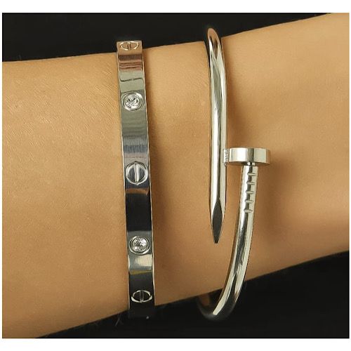IMG-20250820-WA0549 Stainless bangles 2pairs - Image 1