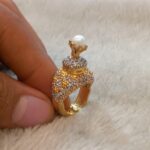 High quality goldplated rings standard size 16 17 18 19