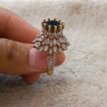 High quality goldplated rings standard size 16 17 18 19