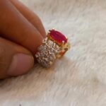 High quality goldplated rings standard size 16 17 18 19