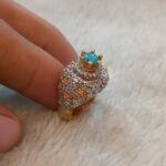 High quality goldplated rings standard size 16 17 18 19