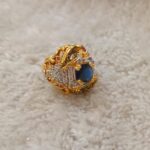 High quality goldplated rings standard size 16 17 18 19