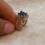 High quality goldplated rings standard size 16 17 18 19