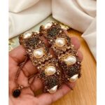 Mother pearl bangle pair