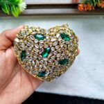 Small size clutch kundan