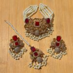 Egyption choker set with small beads