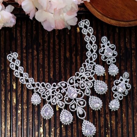 American zircon silver set