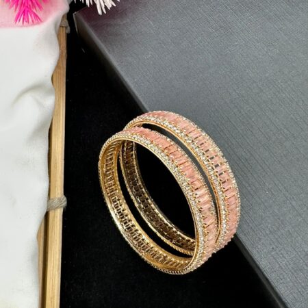 Zircon work jarao bangles