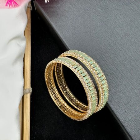Zircon work jarao bangles