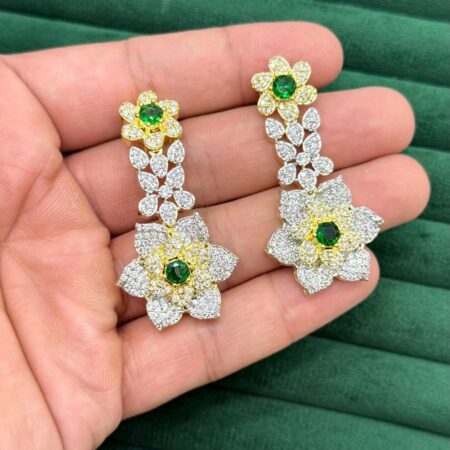 Zircon american stone earrings