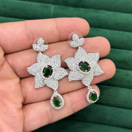 Zircon american stone earrings