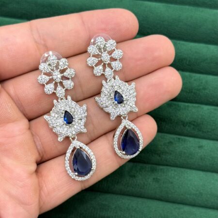 Zircon american stone earrings