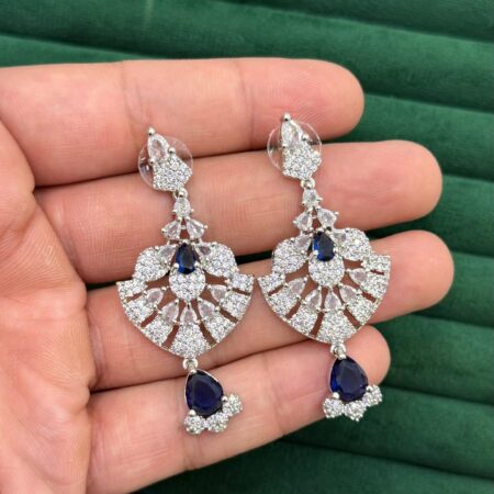Zircon american stone earrings