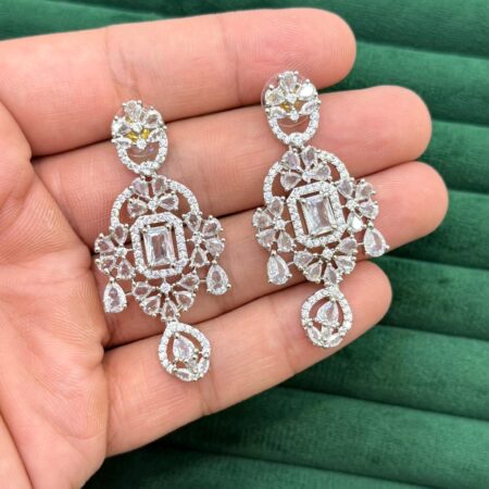 Zircon american stone earrings