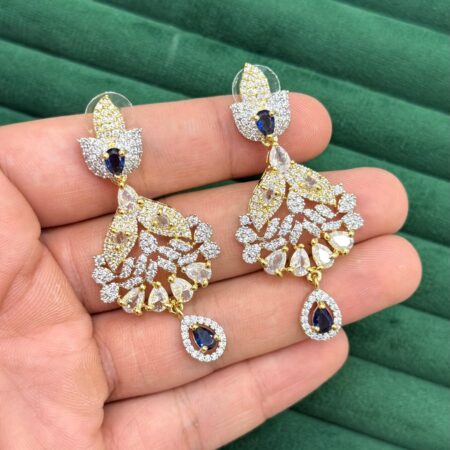 Zircon american stone earrings