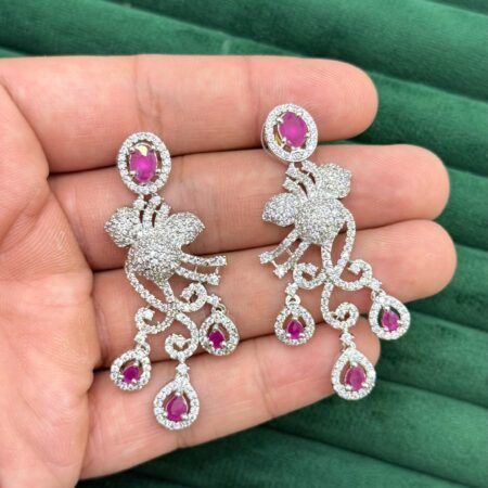 Zircon american stone earrings